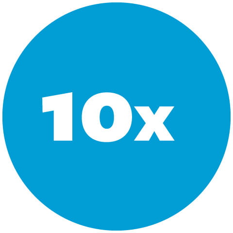 10x