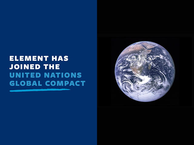 Element Joins the United Nations Global Compact