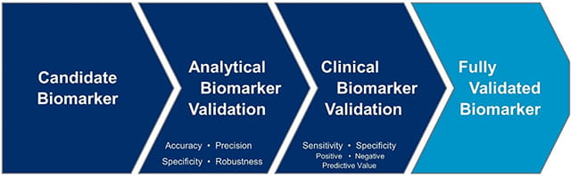 Biomarker validation progression