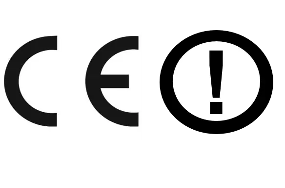 带警报的 CE 标志