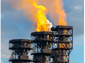 High-Fidelity CFD Modeling to Determine Flare Destruction Efficiency for Methane Emissions