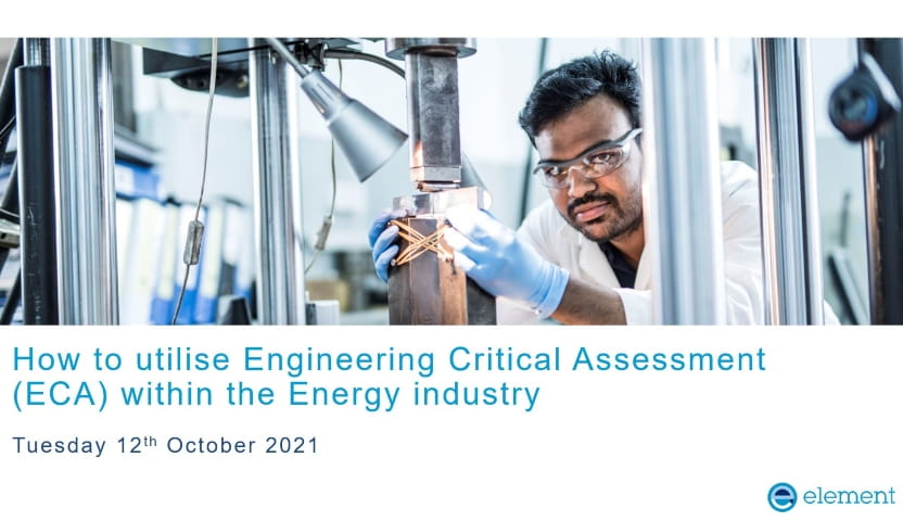 Webinar ECA within the Energy industry