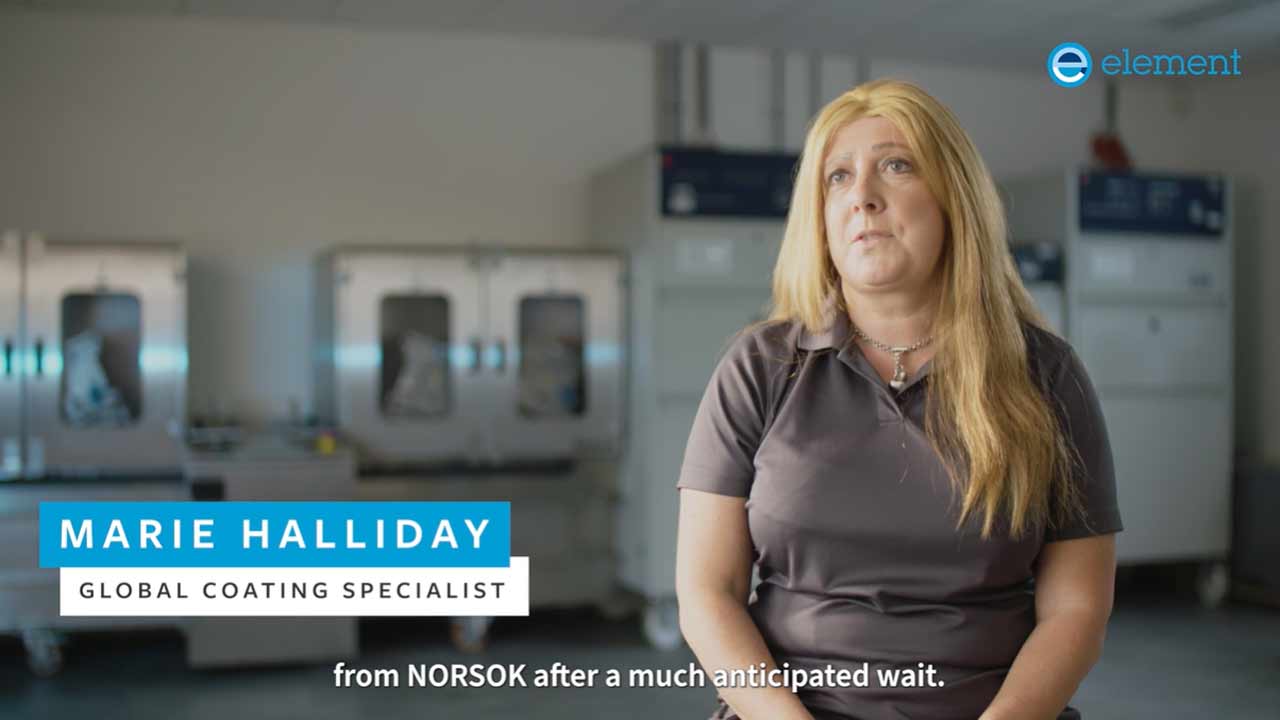 Element's Global Coating Specialist Marie Halliday explains the effects of the NORSOK M-501 revision 7 on the coatings industry.