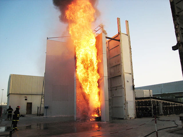 Building Cladding Facade Fire Testing